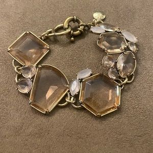 JCrew Rose Pink Facet Bracelet